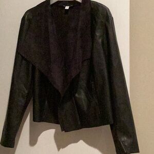 Chic Black Waterfall Jacket